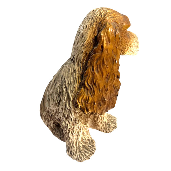 Vintage 1983 Universal Statuary Corp Cocker Spaniel Dog Figurine Heavy Resin - Picture 6 of 10